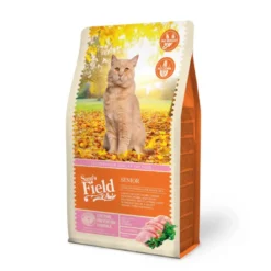 Croquette pour chat mature à la dinde, au poulet avec du riz Sam's Field - 2,5 kg