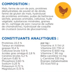 Croquette pour chien adulte de grande race light au poulet Hill's - 12 kg