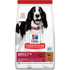 Croquette pour chien adulte de taille moyenne à l'agneau et au riz Hill's - 2,5 kg