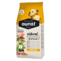 Croquette pour chien adulte lamb & rice Ownat - 20 kg