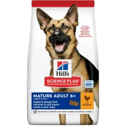 Croquette pour chien mature de grande race au poulet Hill's - 18 kg