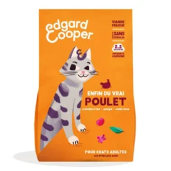 Croquettes pour chat adulte au poulet sans céréales Edgard & Cooper - 4 kg