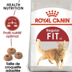 Croquettes pour chat adulte avec une activité modérée et accès à l’extérieur Royal Canin Fit 32 - 4 kg