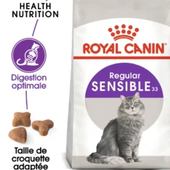 Croquettes pour chat adulte avec une sensibilité digestive Royal Canin Sensible 33 - 4 kg