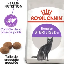 Croquettes pour chat adulte stérilisé Royal Canin Sterilised 37 - 4 kg