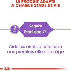 Croquettes pour chat mature stérilisé Royal Canin Sterilised 7+ - 10 kg