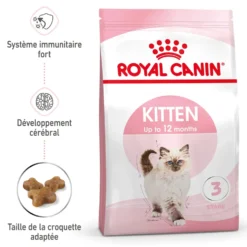 Croquettes pour chaton Royal Canin Kitten Croissance - 2 kg
