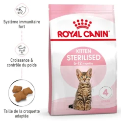Croquettes pour chaton stérilisé Royal Canin Kitten Sterilised - 2 kg