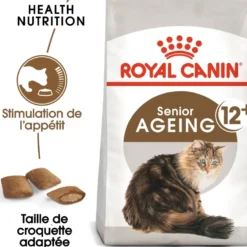 Croquettes pour chat senior Royal Canin Ageing +12 - 2 kg