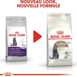 Croquettes pour chat senior stérilisé Royal Canin Ageing Sterilised 12+ - 4 kg