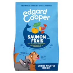 Croquettes pour chien adulte au saumon sans céréales Edgard & Cooper - 2,5 kg