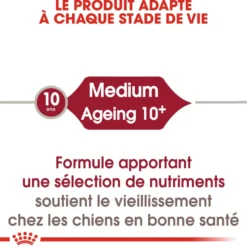 Croquettes pour chien senior de taille moyenne Royal Canin Medium Ageing 10+ - 15 kg
