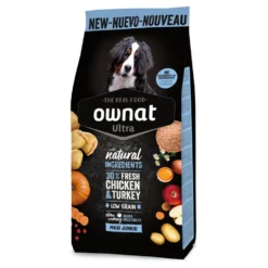 Croquettes pour chiot maxi junior Ownat Ultra - 12 kg
