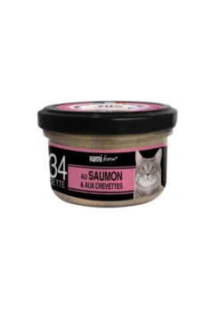 Cuisiné pour chat recette n°34 Saumon/Crevette