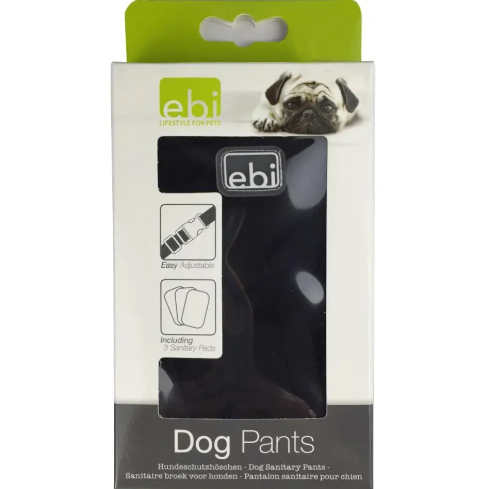 Culotte pour chien coloris noir Ebi - Taille XXL