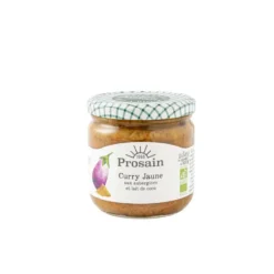 Curry d’aubergines bio en bocal de 345 g