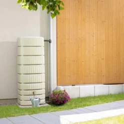 Cuve murale avec robinet coloris sable Graf Slim – 500 L
