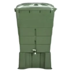 Cuve rectangulaire verte complète avec couvercle Graf – 520 L