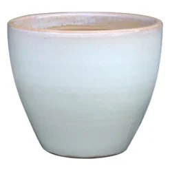 Cuvier en grès émaillé blanc Decolines Littoral - Ø 22 x H 21,5 cm