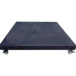 Dalle pour parasol déporté avec roulettes 80 x 80 x 7 cm - 120 kg