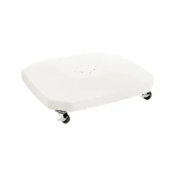 Dalle pour parasol déporté avec roues coloris beige en béton - 92 kg