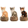 Décoration de jardin chaton d’accueil sonore