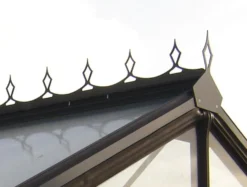 Décoration faîtière laquée pour serre 4 vitres ACD
