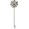 Décoration solaire à piquer en métal et verre multicolore Spinner Mistral