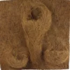 Décor de fond pour terrarium fibre de coco coloris marron Reptile Planet Planting Background - 40 x 40 x 10 cm