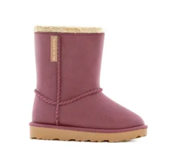 Demi-botte Cheyennetoo enfant coloris framboise en caoutchouc synthétique Blackfox - pointure 24/25