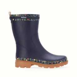 Demi-botte Judy coloris marine en caoutchouc Blackfox - pointure 37