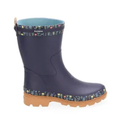 Demi-botte Judy coloris marine en caoutchouc Blackfox - pointure 36