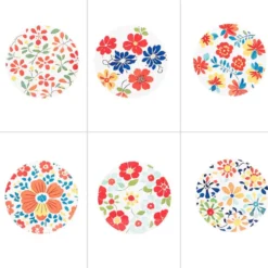 Dessous de plat en céramique décoré Bloom - Ø 20 cm