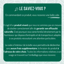 Diffuseurs de trichogrammes antimites textile Protecta - Les 4 pièces