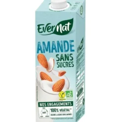 Douceur amande sans sucres ajoutés 1 L EVERNAT