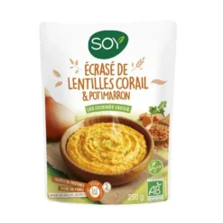 Doy écrasé de lentilles corail potimarron et carottes bio 250g