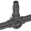 Dérivation en T 3/16 Easy & Flexible coloris noir Gardena - 4,6 mm (boîte de 20)