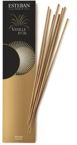 Encens indien Esteban collection Vanille d'or – 20 pièces