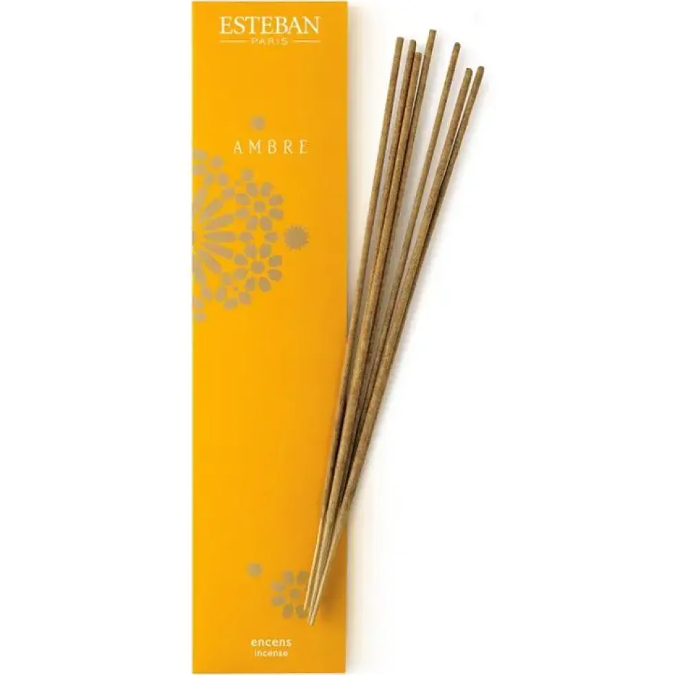 Encens indiens Ambre Esteban - 20 bâtonnets