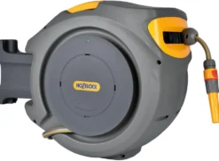 Enrouleur automatique avec tuyau new auto reel NEW coloris gris Hozelock - 25 m