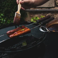 Ensemble à brochettes en acier Oyat Asado - 38 cm