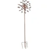 Eolienne solaire Breeze coloris marron en métal Smartgarden - 215 x 58 x 25 cm