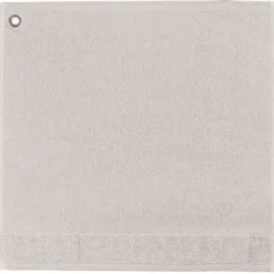 Essuie mains coloris lin en coton Œillet Curl Winkler – 50 x 50 cm
