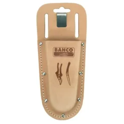 Etui pour sécateur en cuir marron