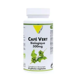 Extrait standardisé de café vert bio en boite de 500 mg
