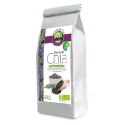 Farine de chia bio en sachet de 400 g