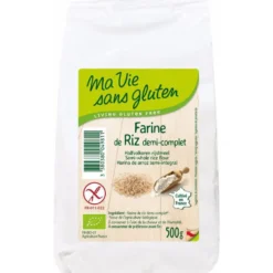 Farine de riz demi-complet 500 g
