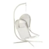 Fauteuil suspendu coloris beige Enya - 126 x 104 x 195 cm