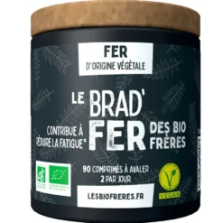 Fer d’origine végétale bio Les bio frères Brad’fer - 90 comprimés