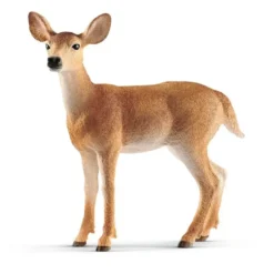 Figurine Biche de Virginie plastique 8,6x8,5x3,5 cm à partir de 4 ans